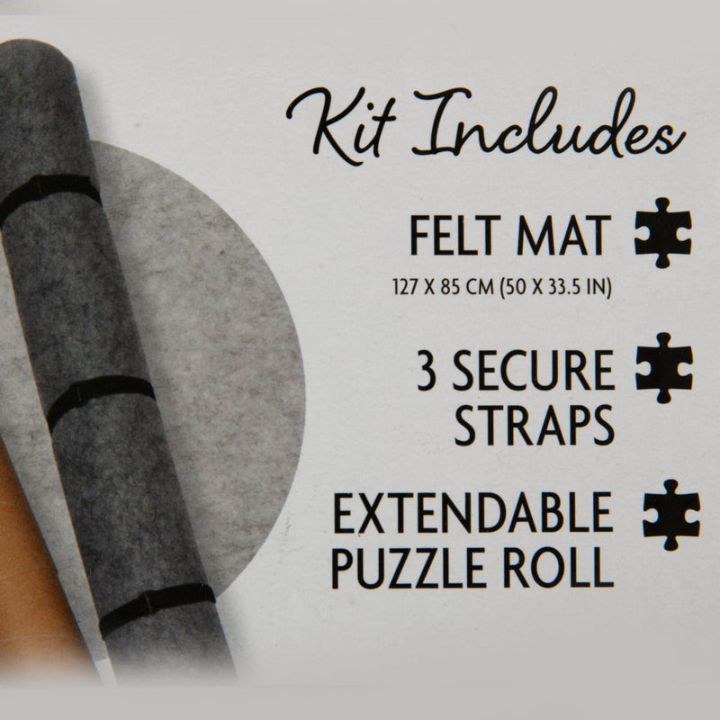 Gray Mindbogglers Jigsaw Felt Roll Puzzles