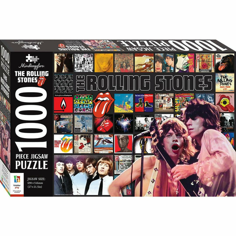 Tan Mindbogglers The Rolling Stones 1000pc Jigsaw Puzzle Puzzles