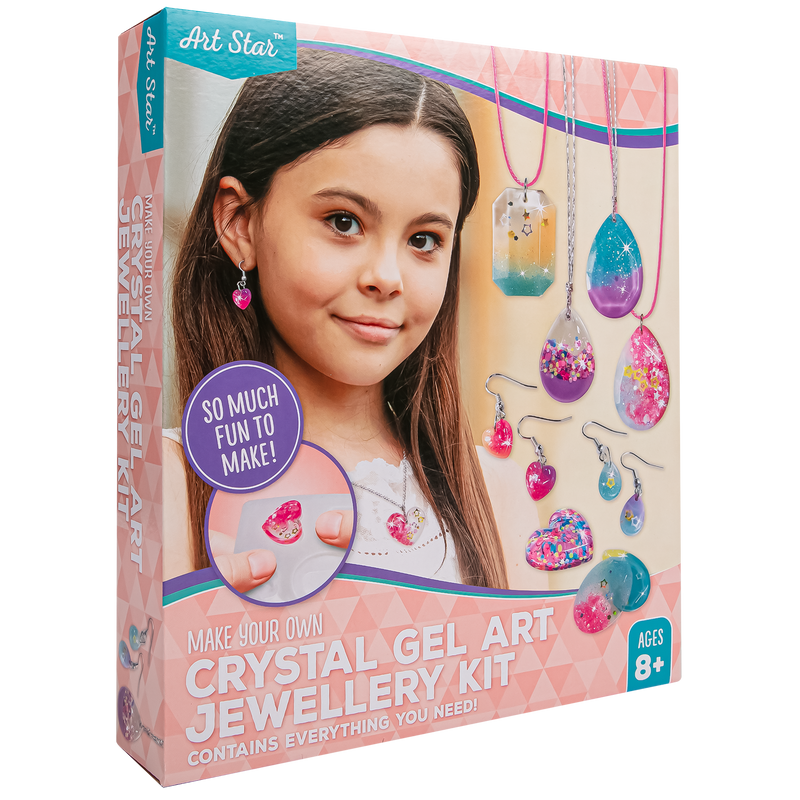 Snow Art Star Crystal Gel Art Jewellery Kit Kids Craft Kits
