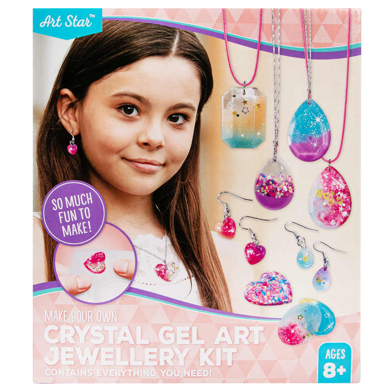 Misty Rose Art Star Crystal Gel Art Jewellery Kit Kids Craft Kits