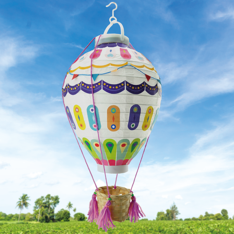 Light Gray Art Star Light Up Hot Air Balloon Kids Craft Kits