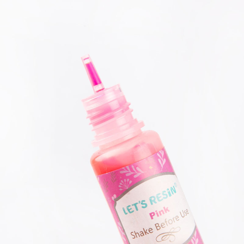 Light Pink Lets Resin Solid Color Resin Dye- 18 colours x 10ml each Resin Dyes Pigments and Colours