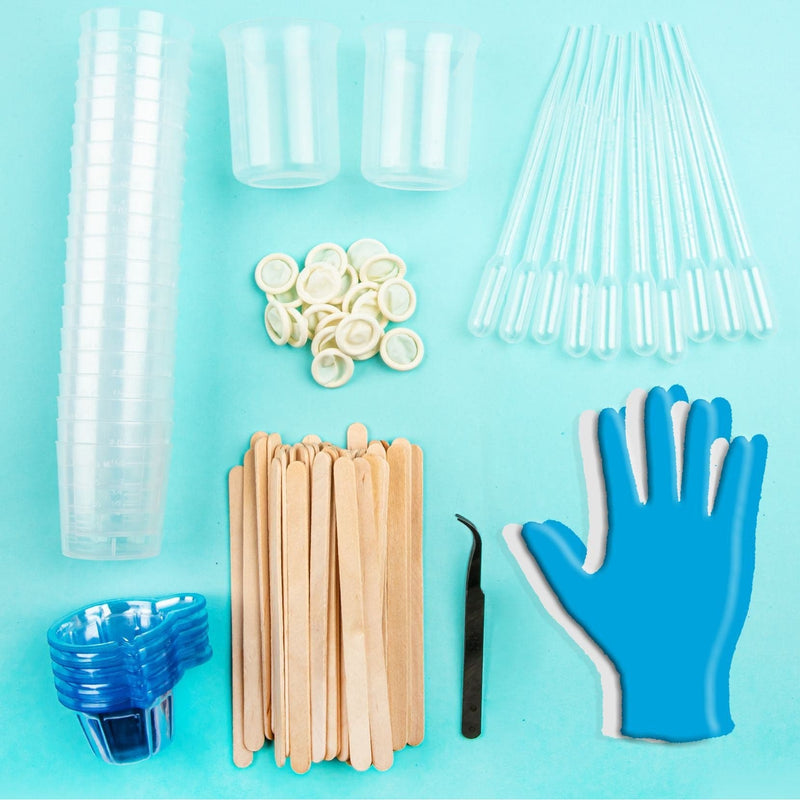 Tan Lets Resin Mixing Cups Kit Resin Accessories