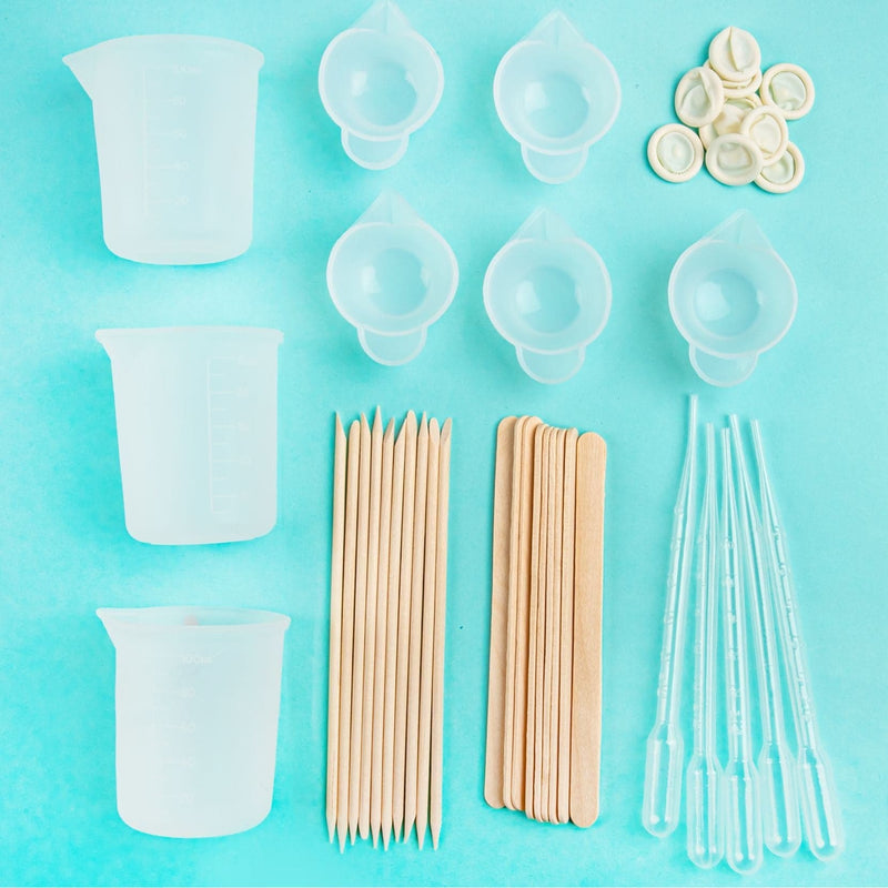 Wheat Lets Resin Silicone Measuring Cup Set Resin Accessories