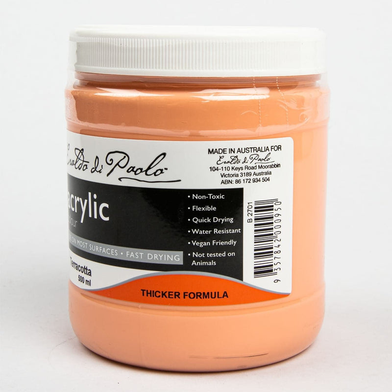 Antique White Eraldo Di Paolo Acrylic Paint Terracotta 500ml Acrylic Paints