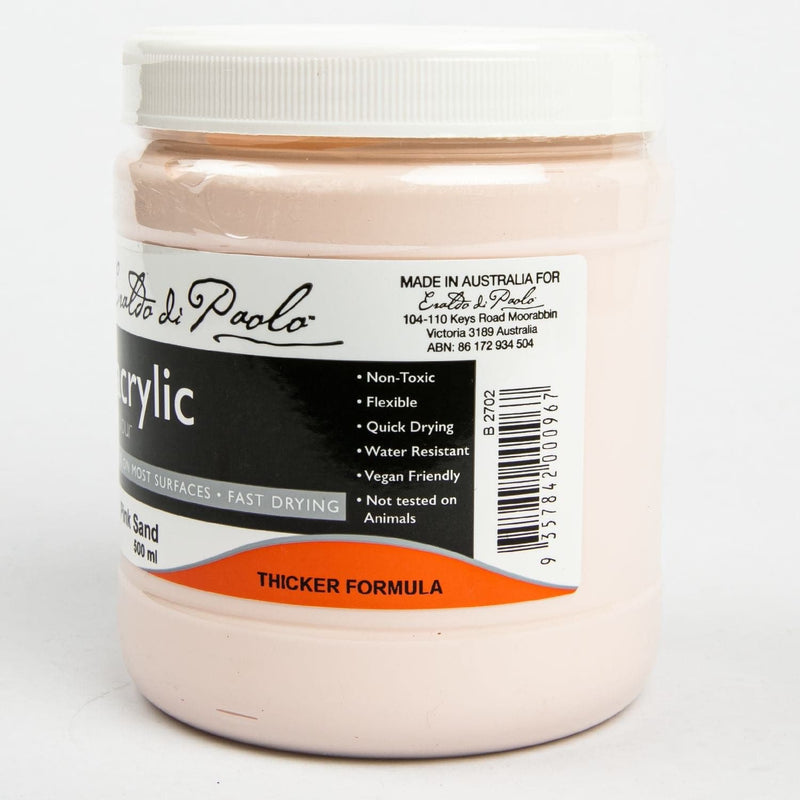 Antique White Eraldo Di Paolo Acrylic Paint Pink Sand 500ml Acrylic Paints
