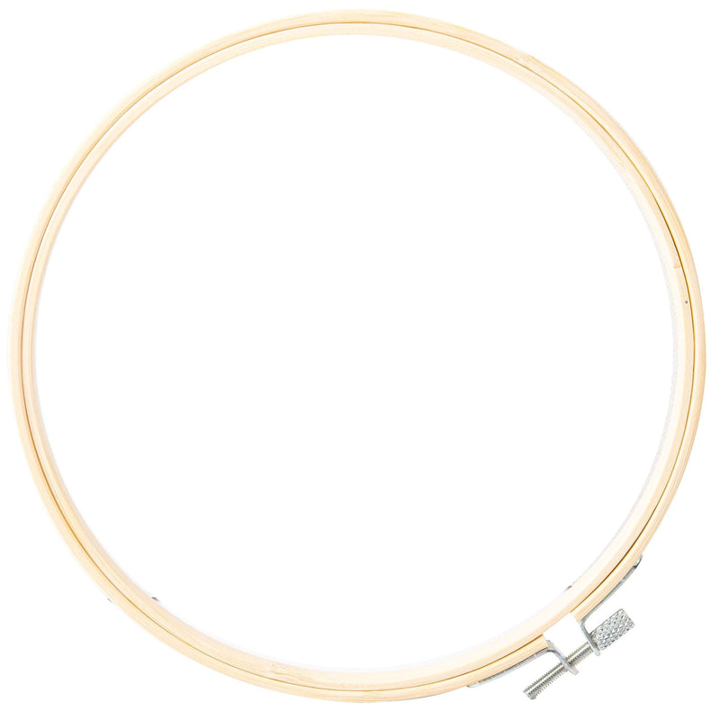 White Bamboo Embroidery Hoop 17.5cm / 7" Needlework Hoops and Frames