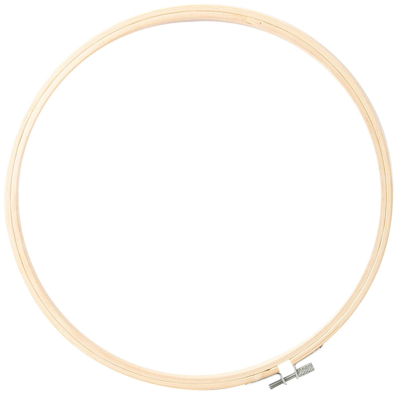 White Bamboo Embroidery Hoop 25cm / 10" Needlework Hoops and Frames
