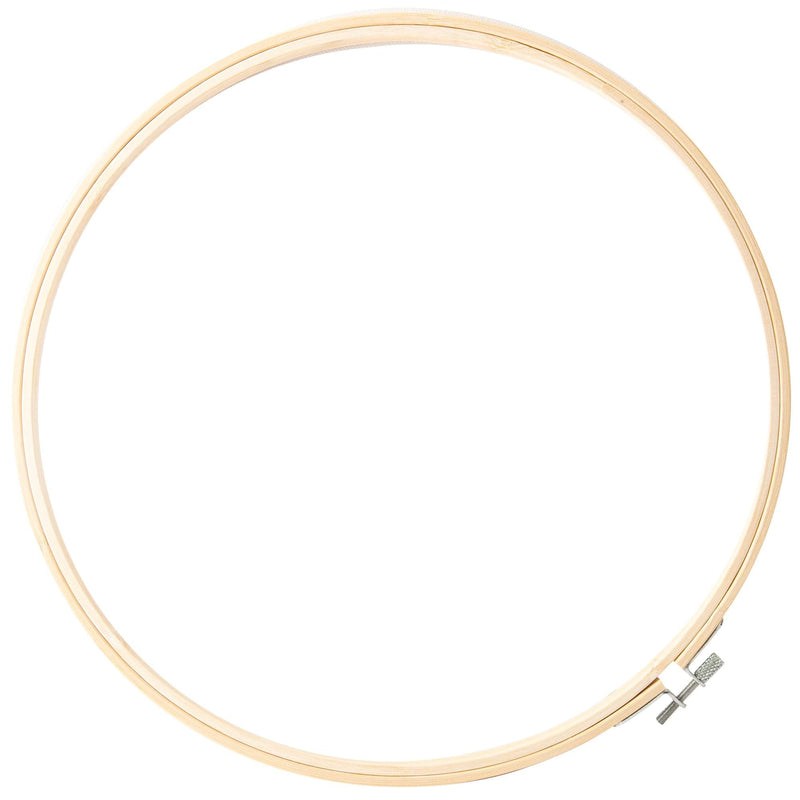 White Bamboo Embroidery Hoop  35cm / 14" Needlework Hoops and Frames