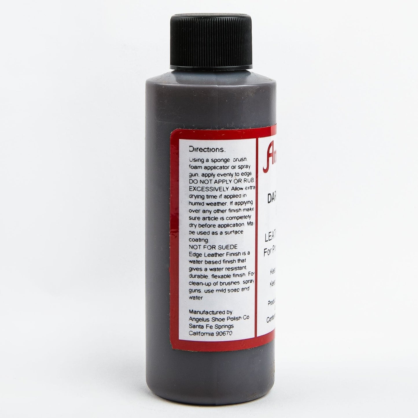 Dark Red Angelus Edge Finish Dark Brown #660 118Ml Leather Care