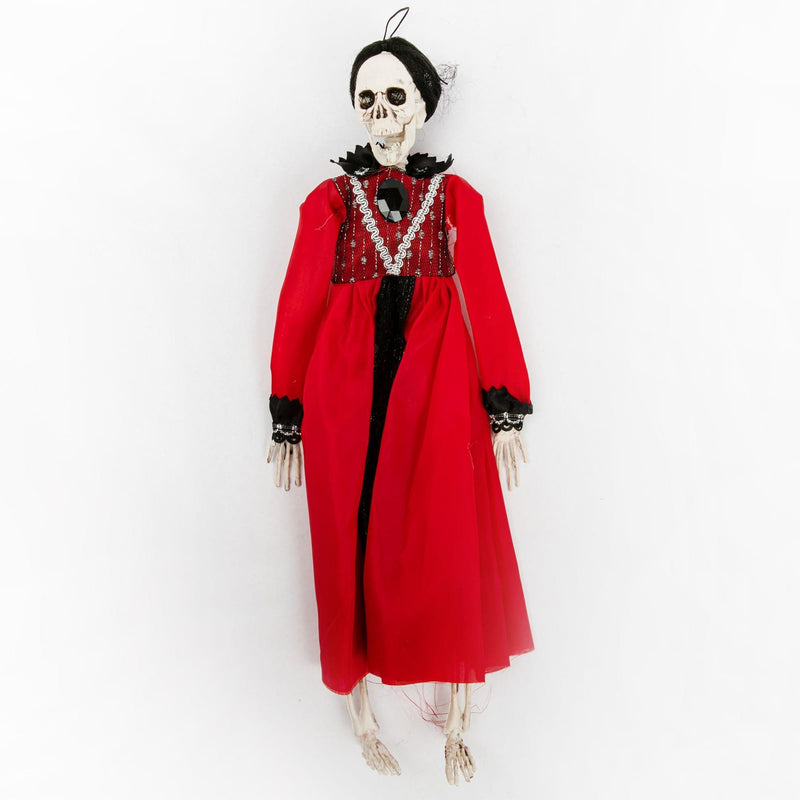 Firebrick Halloween Hanging Skeleton Vampire-Female 40cm Halloween