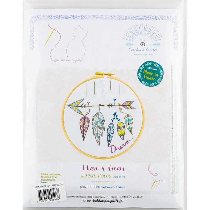 Bisque I have  a Dream - Embroidery Kit 15cm Needlework Kits