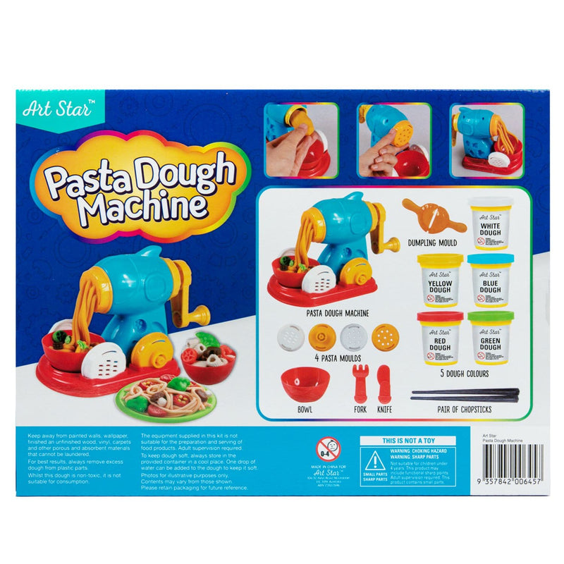Dark Cyan Art Star Pasta Dough Machine Set Kids Craft Kits