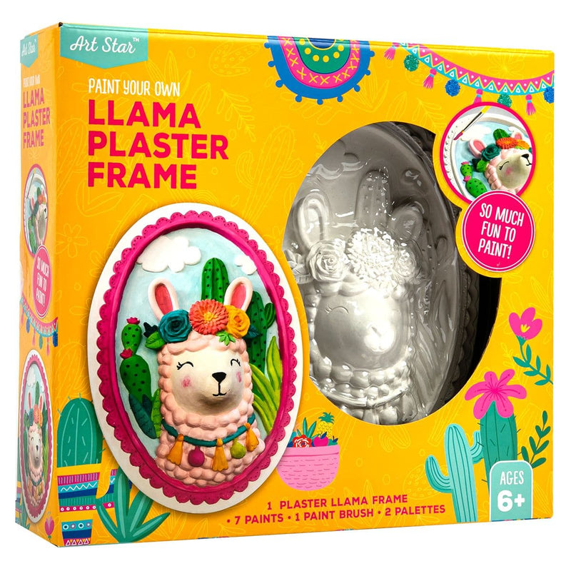 Dark Slate Gray Art Star Paint Your Own Plaster Framed Llama Kids Craft Kits