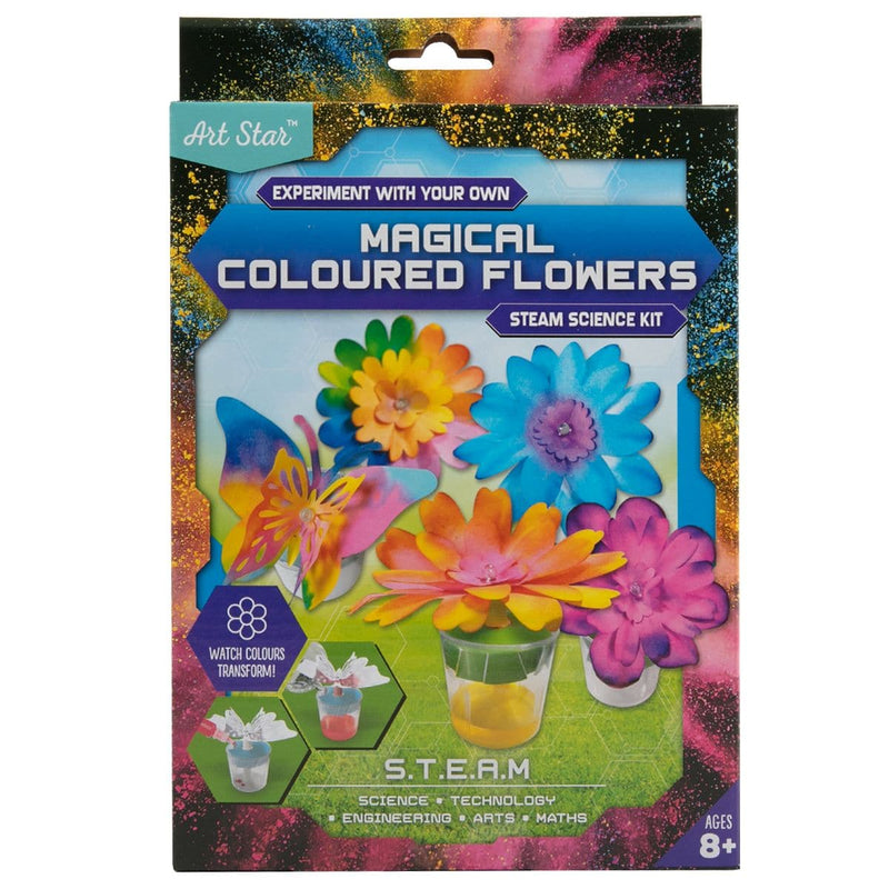 Dark Slate Gray Art Star STEAM Make Your Own Coloured Flower Kit Kids STEM & STEAM Kits