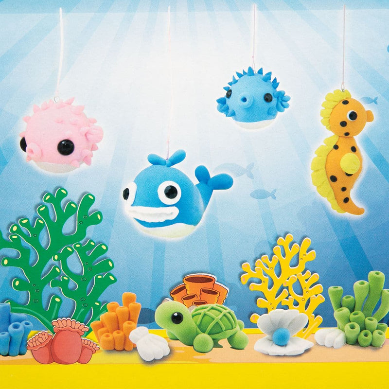 Steel Blue Art Star Design Your Own Air Dry Clay Underwater Scene Kids Craft Kits