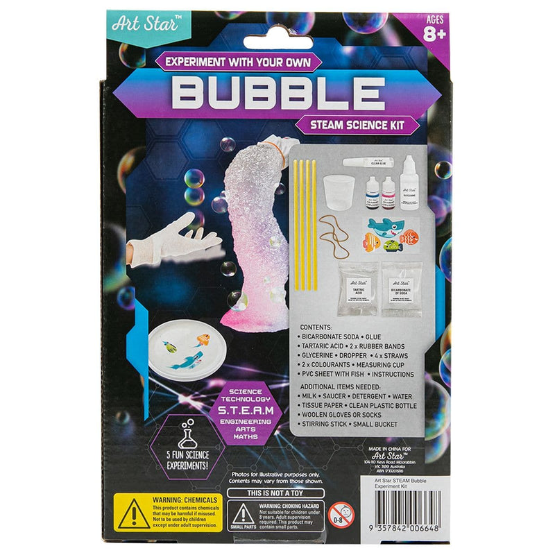 Light Gray Art Star STEAM Bubble Experiment Kit Kids STEM & STEAM Kits