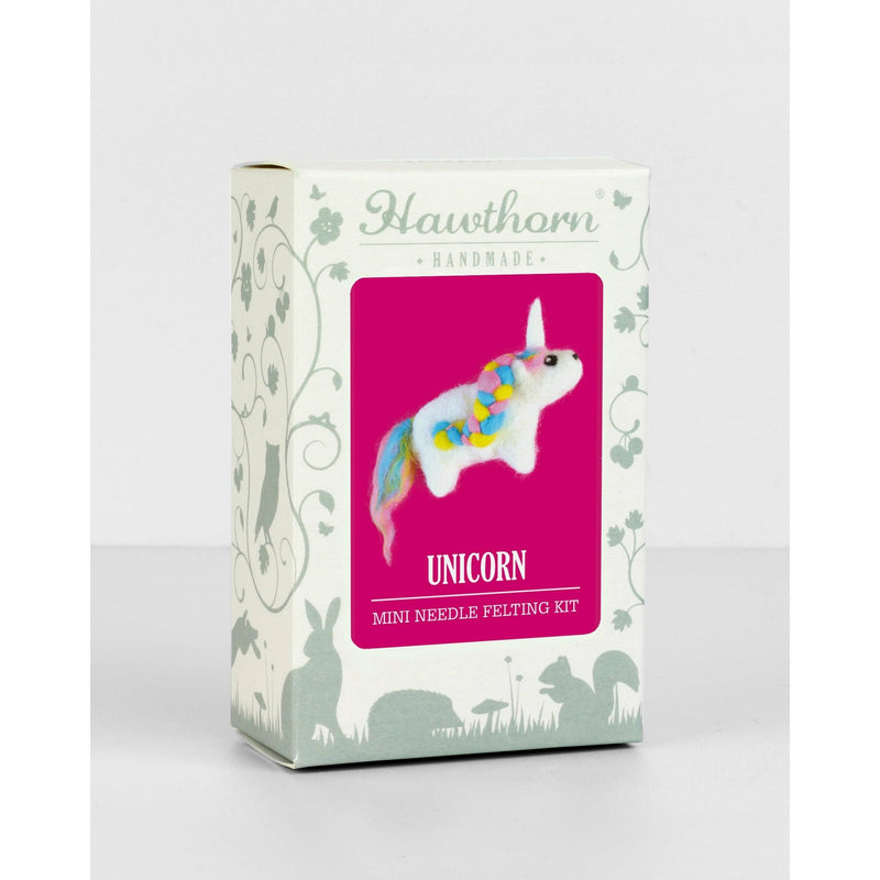 Medium Violet Red Hawthorn Handmade Unicorn Mini Needle Felting Kit Needle Felting Kits