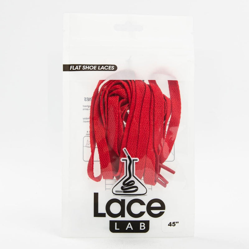 Firebrick Lace Lab Red Jordan 1 Replacement Shoelaces 45" Leather and Vinyl Paint