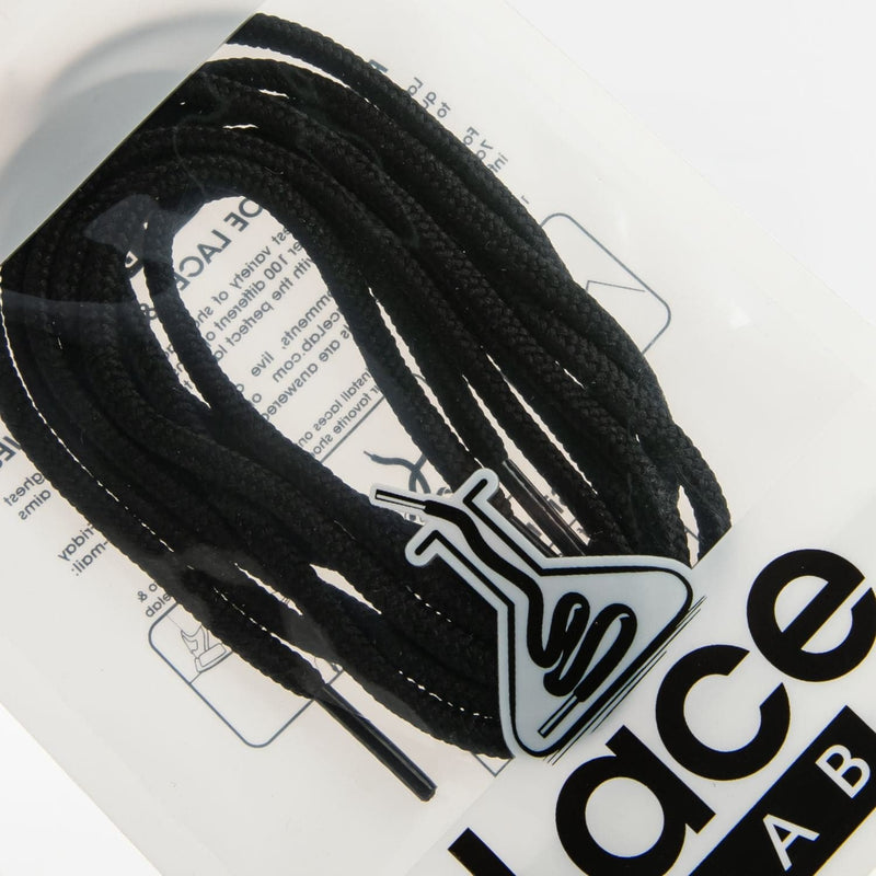 Black Lace Lab Black Rope-Style Laces 36" Leather and Vinyl Paint