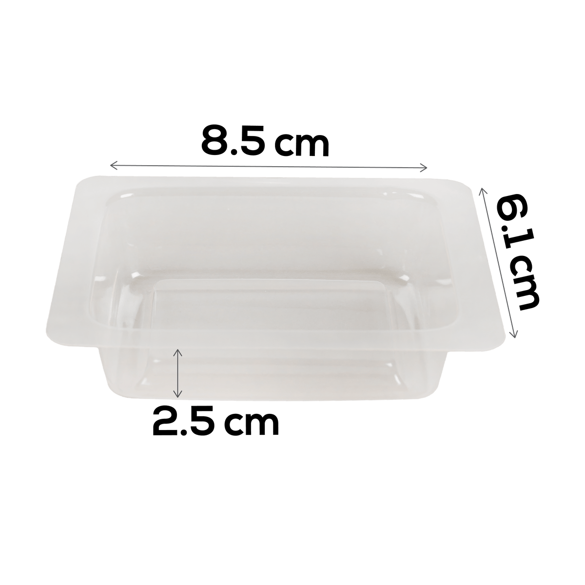 Light Gray Urban Crafter Cavity Soap Mould Rectangle 3pc Soap Moulds