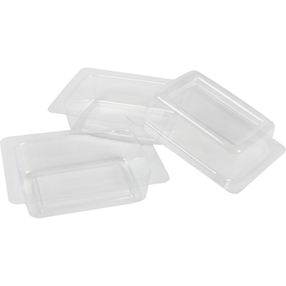 Light Gray Urban Crafter Cavity Soap Mould Rectangle 3pc Soap Moulds