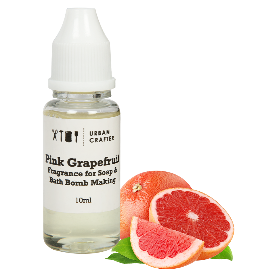 Light Gray Urban Crafter Soap and Bath Bomb Making Fragrance 10ml Pink Grapefruit Soap Scents