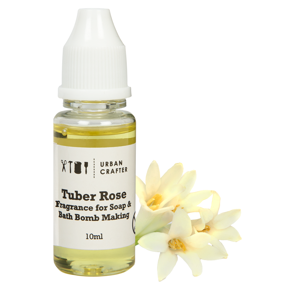 Antique White Urban Crafter Soap and Bath Bomb Making Fragrance 10ml Tuber Rose Soap Scents