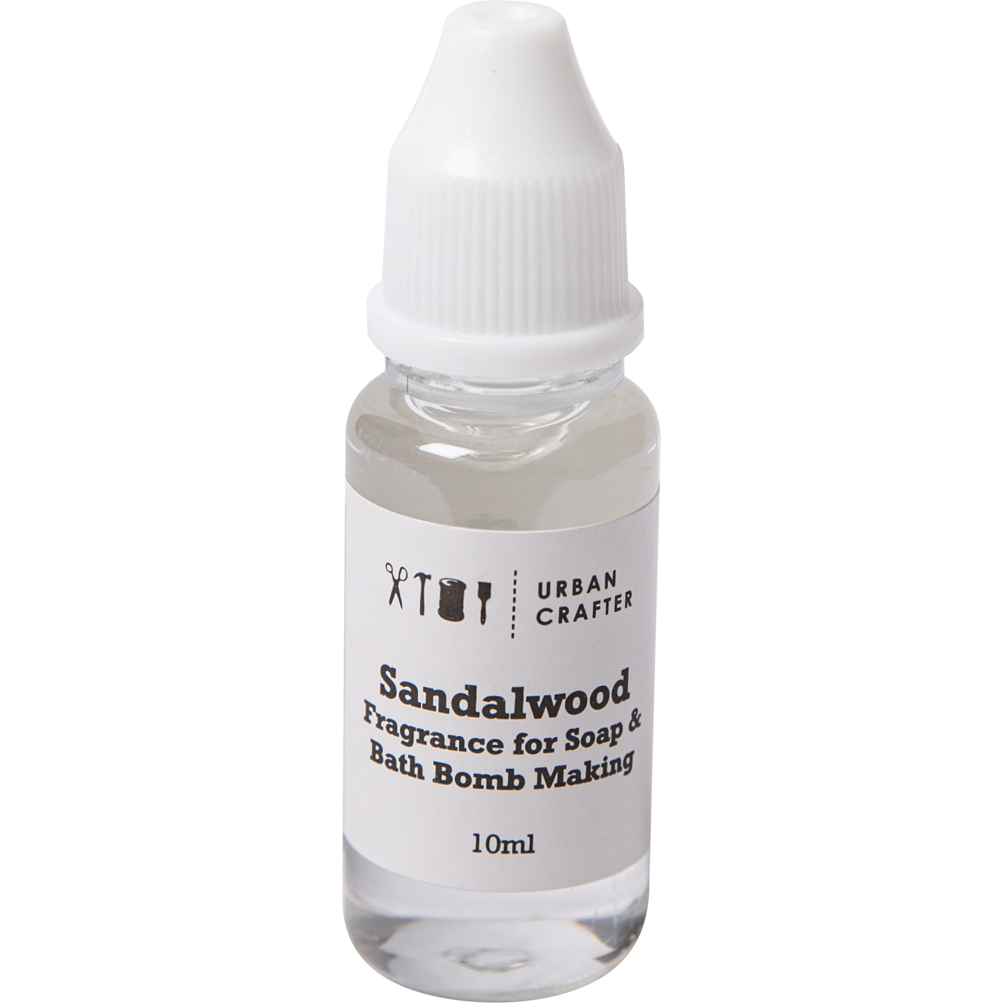 Light Gray Urban Crafter Soap and Bath Bomb Making Fragrance 10ml Sandalwood Soap Scents