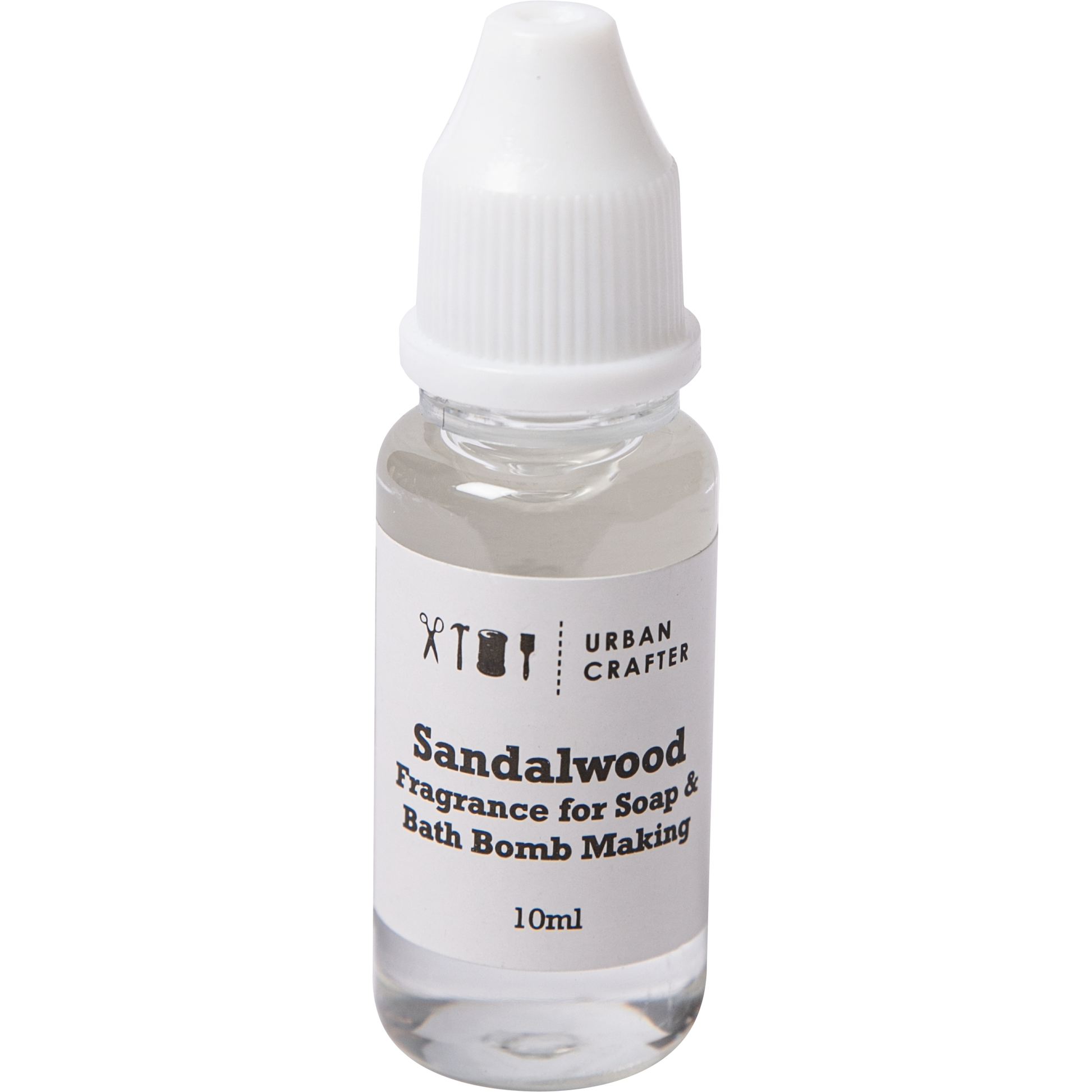 Light Gray Urban Crafter Soap and Bath Bomb Making Fragrance 10ml Sandalwood Soap Scents