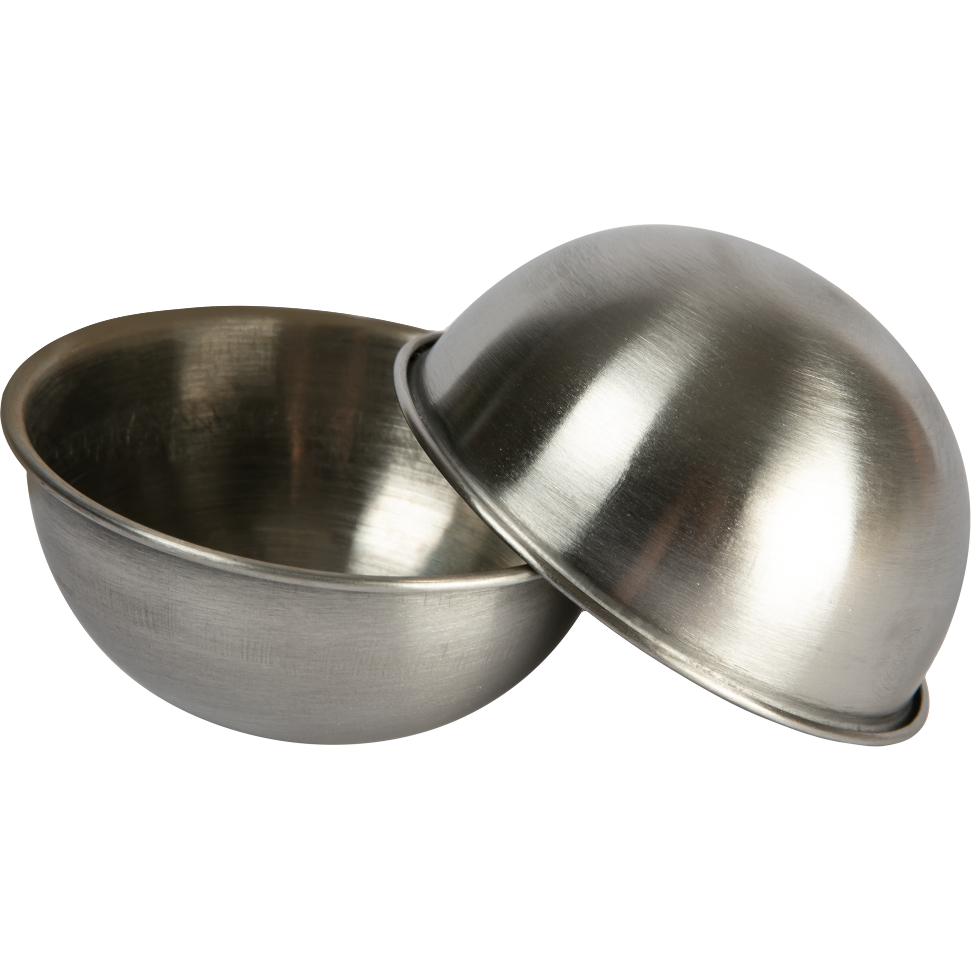 Dim Gray Urban Crafter Stainless Steel Bath Bomb Moulds 65mm diameter (Makes 1) Soap Moulds