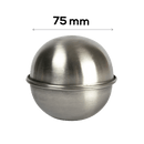Slate Gray Urban Crafter Stainless Steel Bath Bomb Moulds 75mm diameter (Makes 1) Soap Moulds