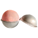 Rosy Brown Urban Crafter Stainless Steel Bath Bomb Moulds 75mm diameter (Makes 1) Soap Moulds