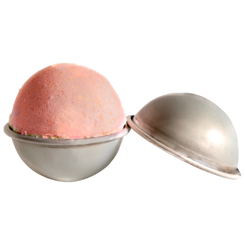 Rosy Brown Urban Crafter Stainless Steel Bath Bomb Moulds 75mm diameter (Makes 1) Soap Moulds