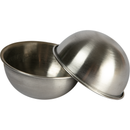 Dim Gray Urban Crafter Stainless Steel Bath Bomb Moulds 75mm diameter (Makes 1) Soap Moulds