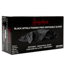 Black Angelus Black Nitrile Gloves Large Box Of 100 Leather and Vinyl Paint