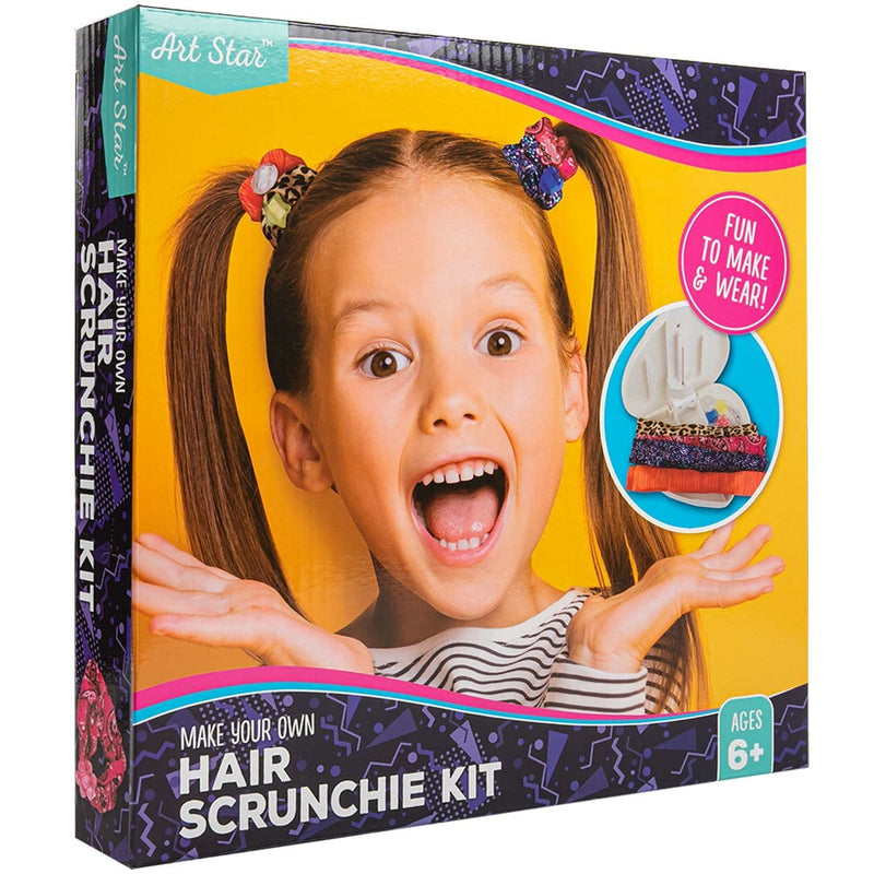 Dark Slate Gray Art Star Scrunchie Maker Kit Kids Craft Kits