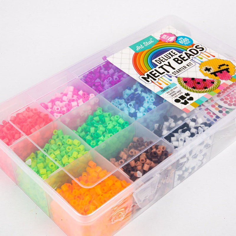Light Gray Art Star Deluxe Melty Bead Starter Kit Over 6500 pieces Kids Craft Kits