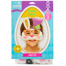 Light Gray Art Star Easter Bunny Mask Kit Makes 18 Easter