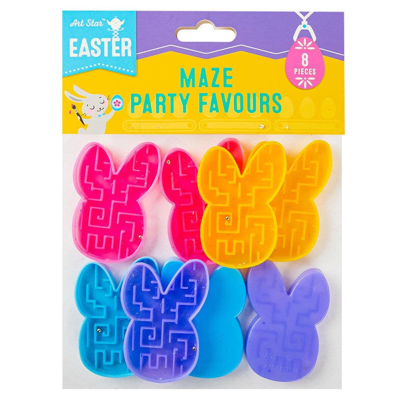 Thistle Art Star Easter Maze Party Favours 8pc Easter