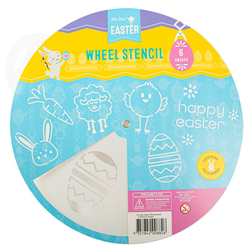 Sky Blue Art Star Easter Stencil Wheel- 6 Different Images Easter