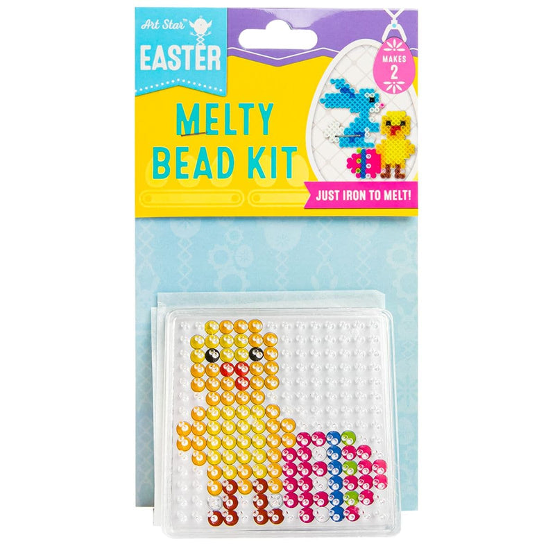 Light Gray Art Star Easter Melty Beads Character Kit Makes 2 designs Easter