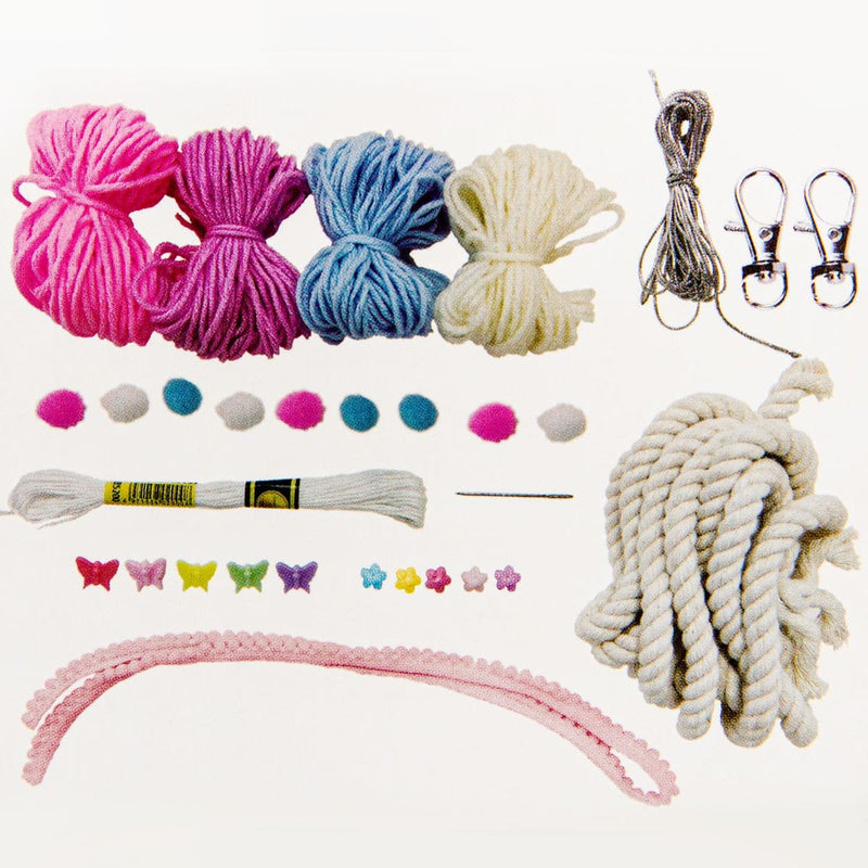 Beige Art Star Create Your Own Yarn Wrapped Rainbow Kids Craft Kits