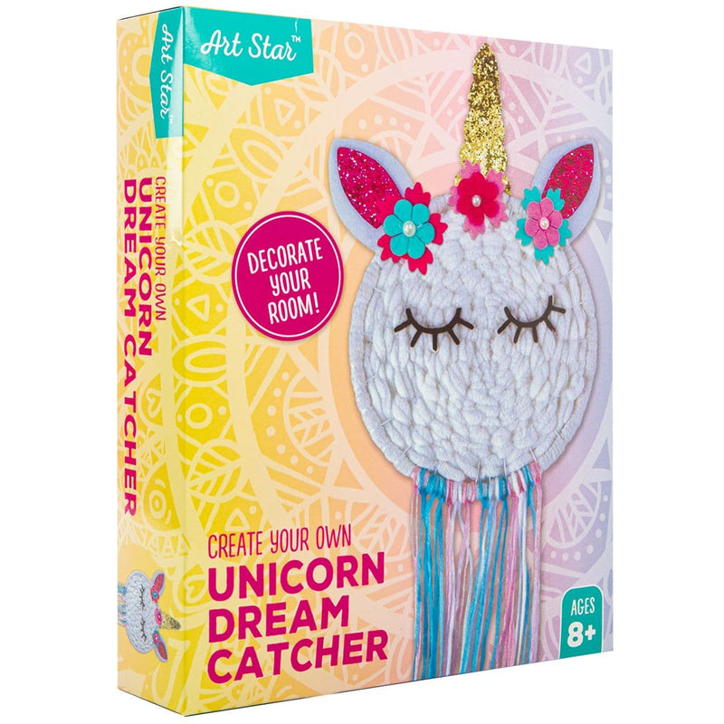 Light Gray Art Star Create Your Own Unicorn Dream Catcher Kids Craft Kits