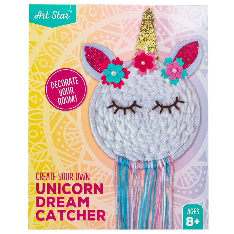 Light Gray Art Star Create Your Own Unicorn Dream Catcher Kids Craft Kits