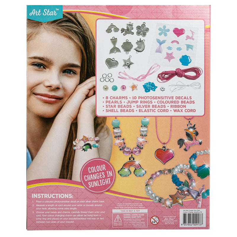 Rosy Brown Art Star Create Your Own Colour Change Jewellery Kit Kids Craft Kits