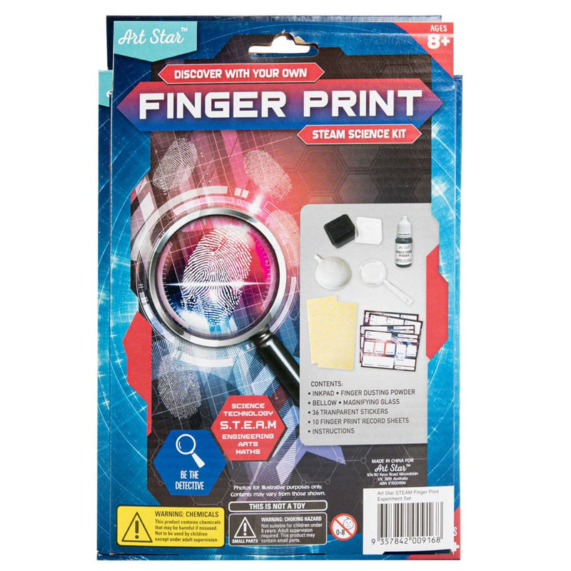 Dark Slate Gray Artstar STEAM Finger Print Experiment Set Kids STEM & STEAM Kits