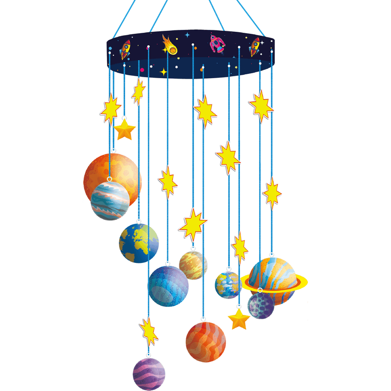 Sandy Brown Art Star Create Your Own Solar System Model Kids Craft Kits