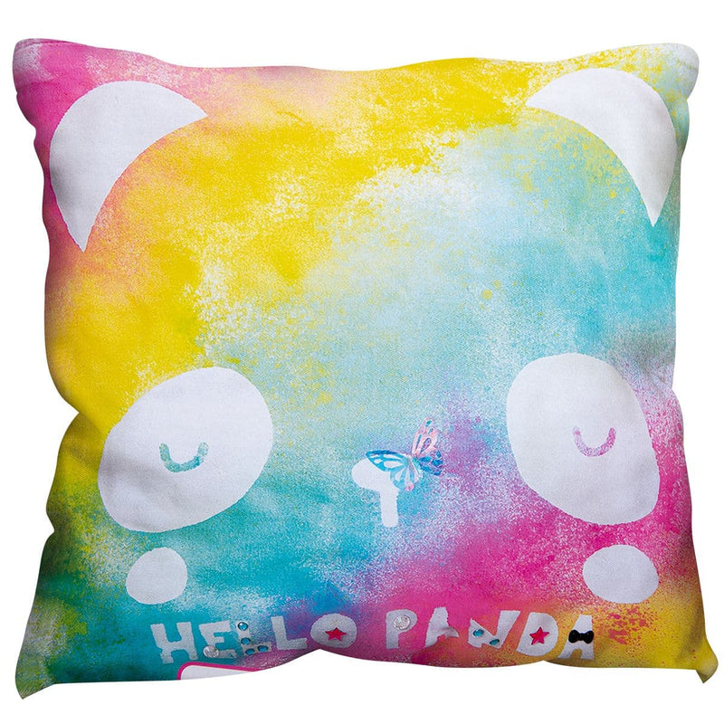 Light Gray Art Star Make Your Own Spray Dye Panda Pillow Kids Craft Kits