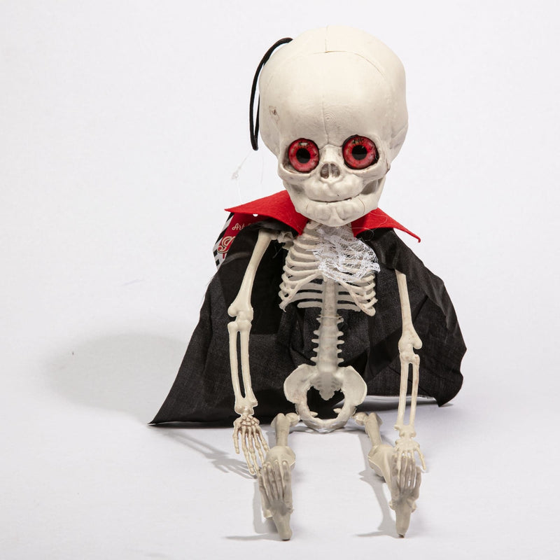 Lavender Hanging Big Head Vampire Skeleton 45cm Halloween